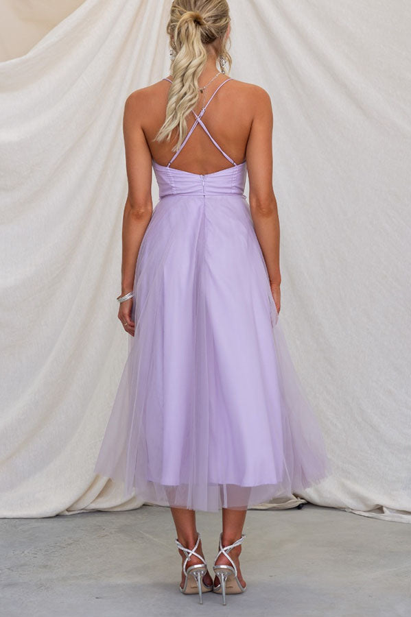 R&B | Modernes prinses chiffon Kleid
