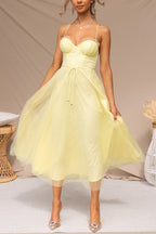 R&B | Modernes prinses chiffon Kleid
