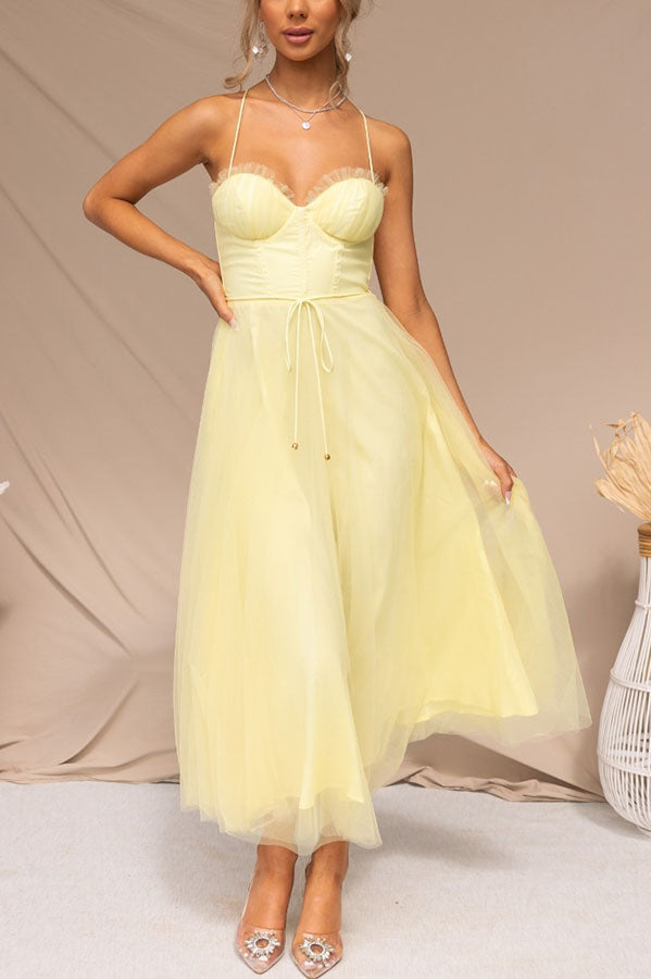 R&B - Modernes prinses chiffon Kleid