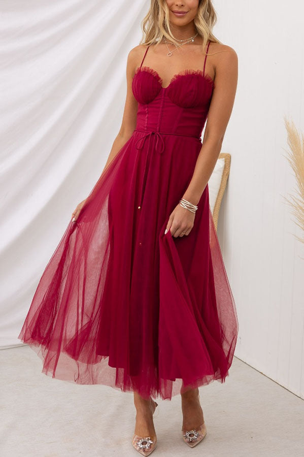 R&B | Modernes prinses chiffon Kleid