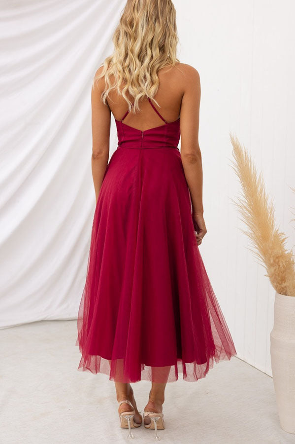 R&B | Modernes prinses chiffon Kleid