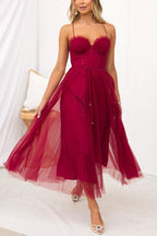 R&B | Modernes prinses chiffon Kleid
