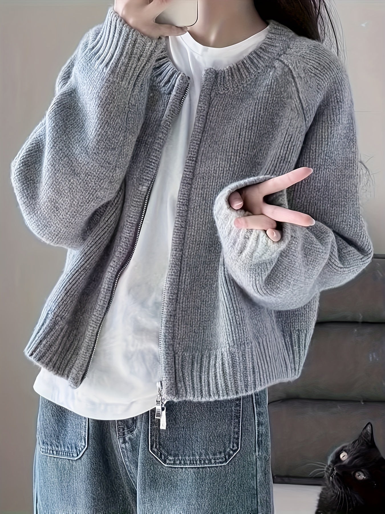 R&B | Legere Damen-Strickjacke