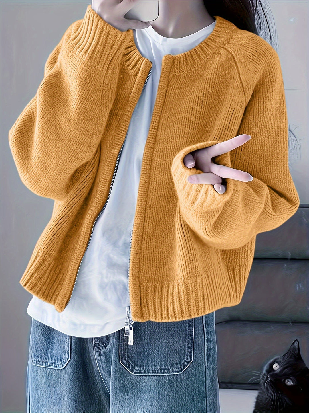 R&B | Legere Damen-Strickjacke
