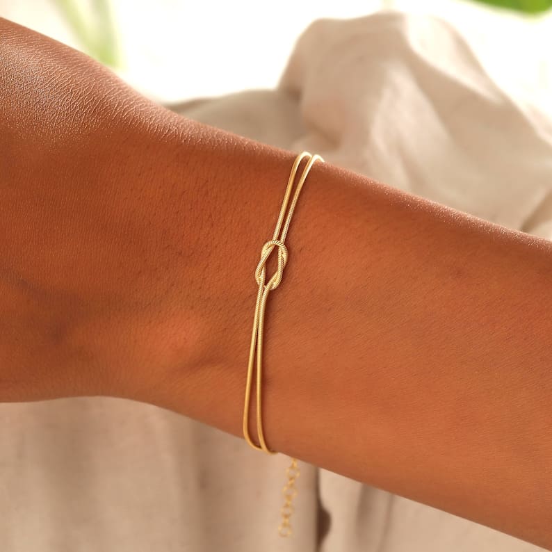 R&B | Elegantes LiR&Besknoten Armband für Damen
