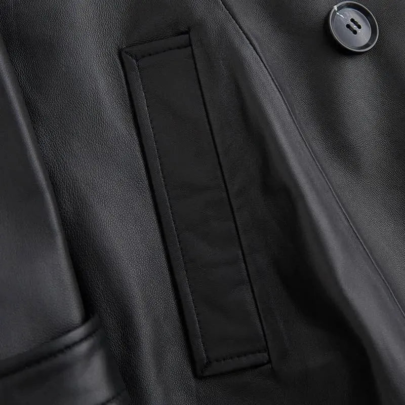 R&B | Angel Leder-Trenchcoat für Damen