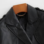 R&B | Angel Leder-Trenchcoat für Damen