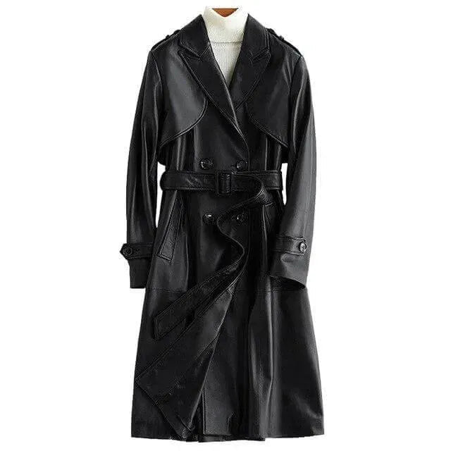 R&B | Angel Leder-Trenchcoat für Damen