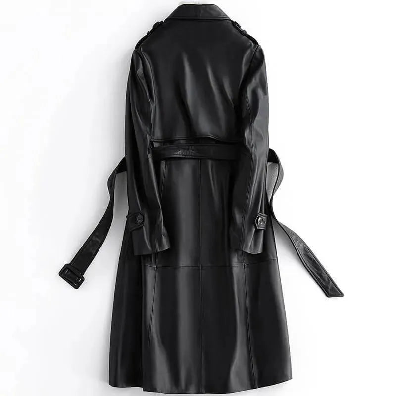 R&B | Angel Leder-Trenchcoat für Damen