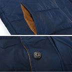 R&B | Herbst gefütterte Jacke mit Kapuze