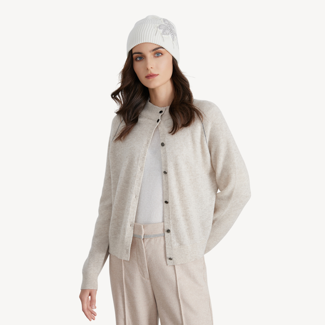 R&B | Weicher Baumwollcardigan für Frauen