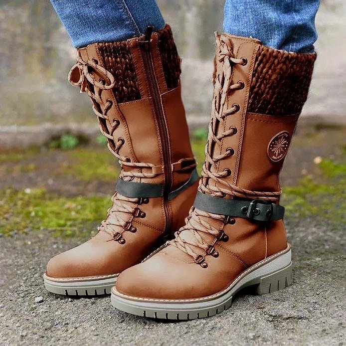 R&B | Winterstiefel Orthopädische kniehohe Stiefel für Frauen