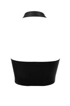 R&B | Schwarzes Latex Grime Top