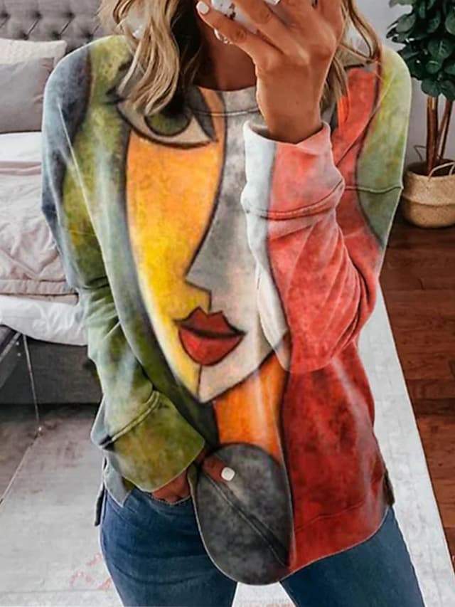 R&B | Künstlerischer Farbverlauf Pullover