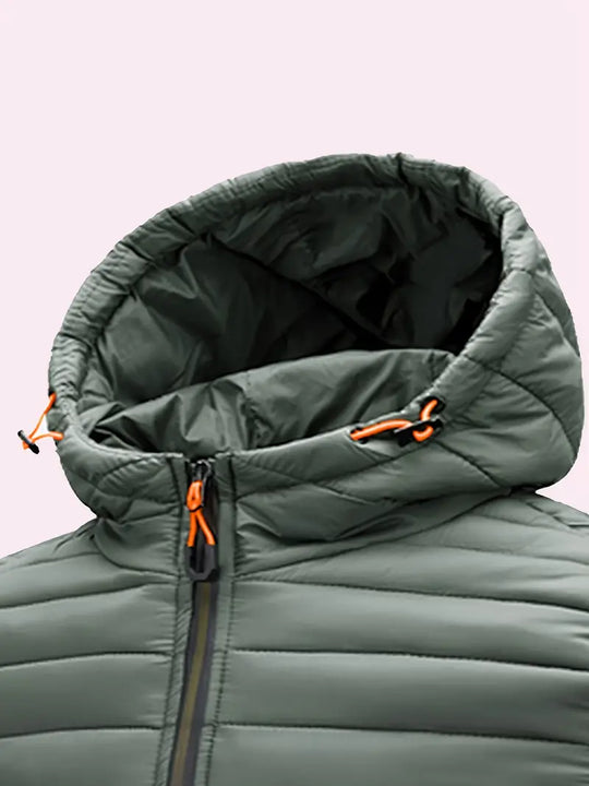R&B | Damen Winter Puffermantel mit Kapuze