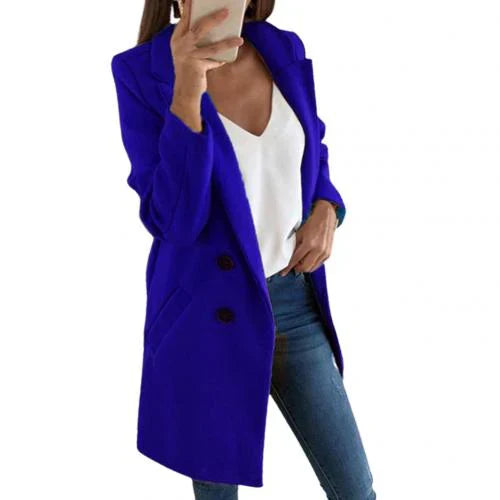 R&B | Eleganter Langer Blazermantel