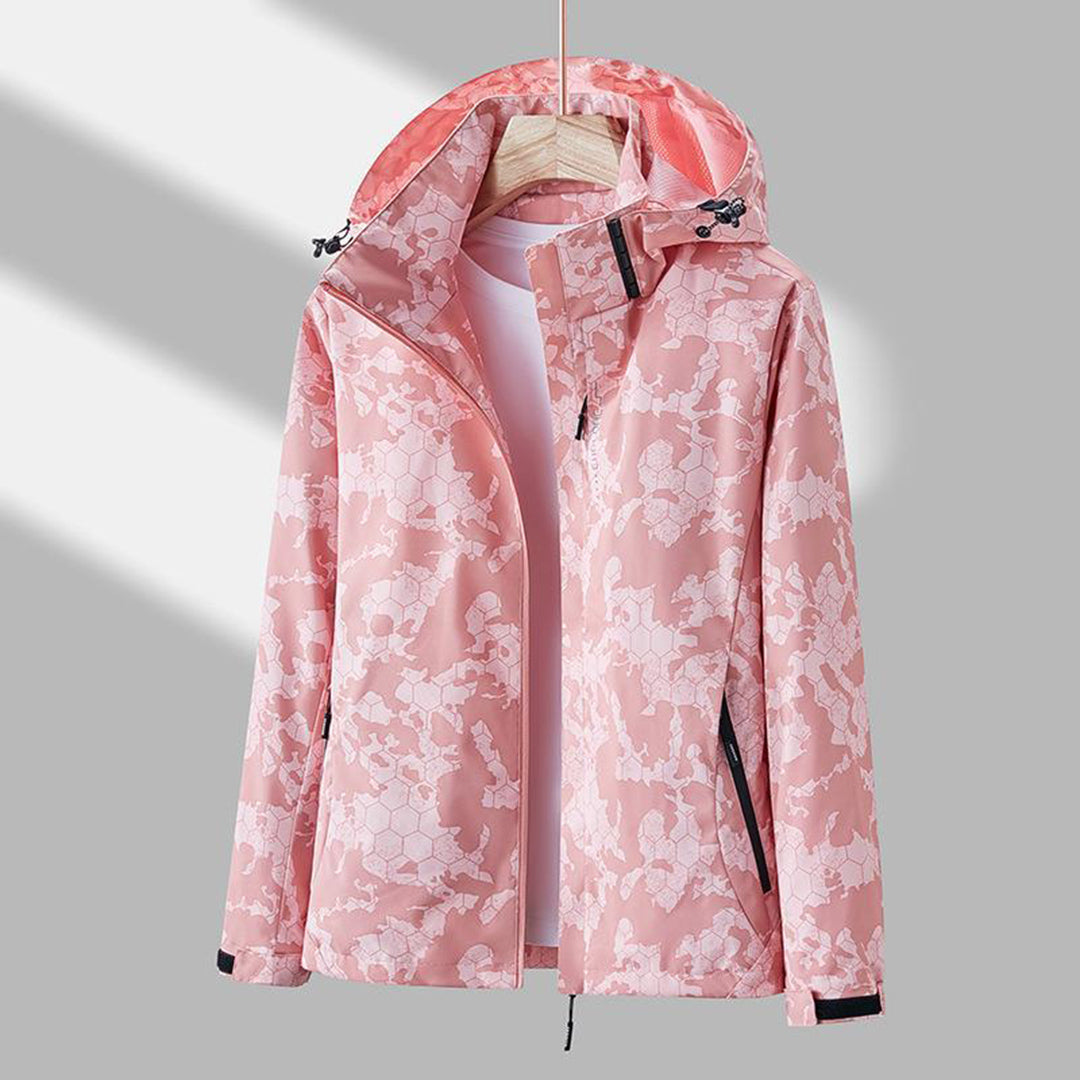 R&B | Damen Winddichte Kapuzenjacke