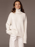 R&B | Oversized Rollkragenpullover für Damen