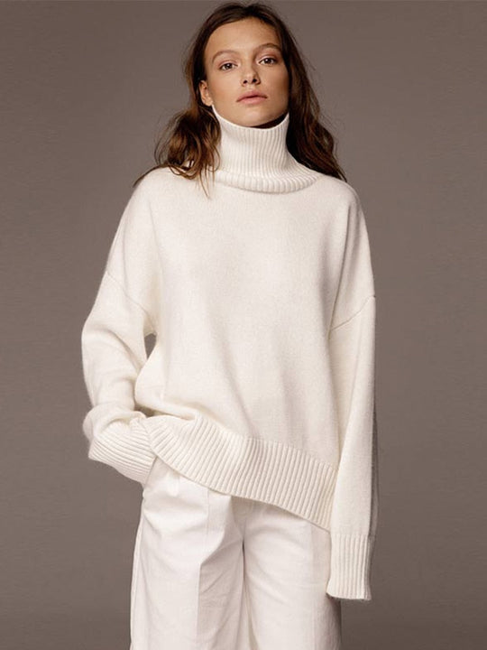 R&B | Oversized Rollkragenpullover für Damen