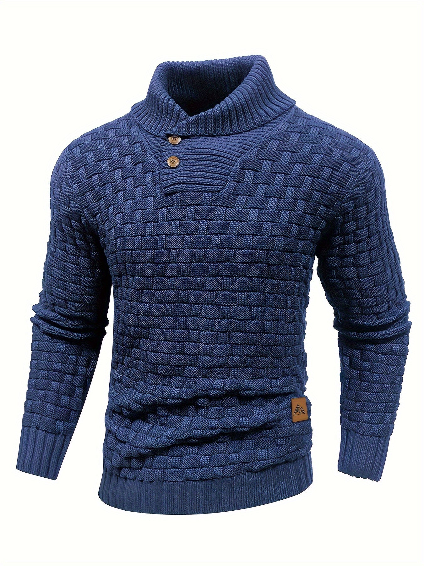 R&B | Strickpullover mit Geflochtenem Muster Klassisch und Bequem Perfekt für Den Alltag