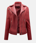 R&B | Damen Bikerjacke aus Kunstleder