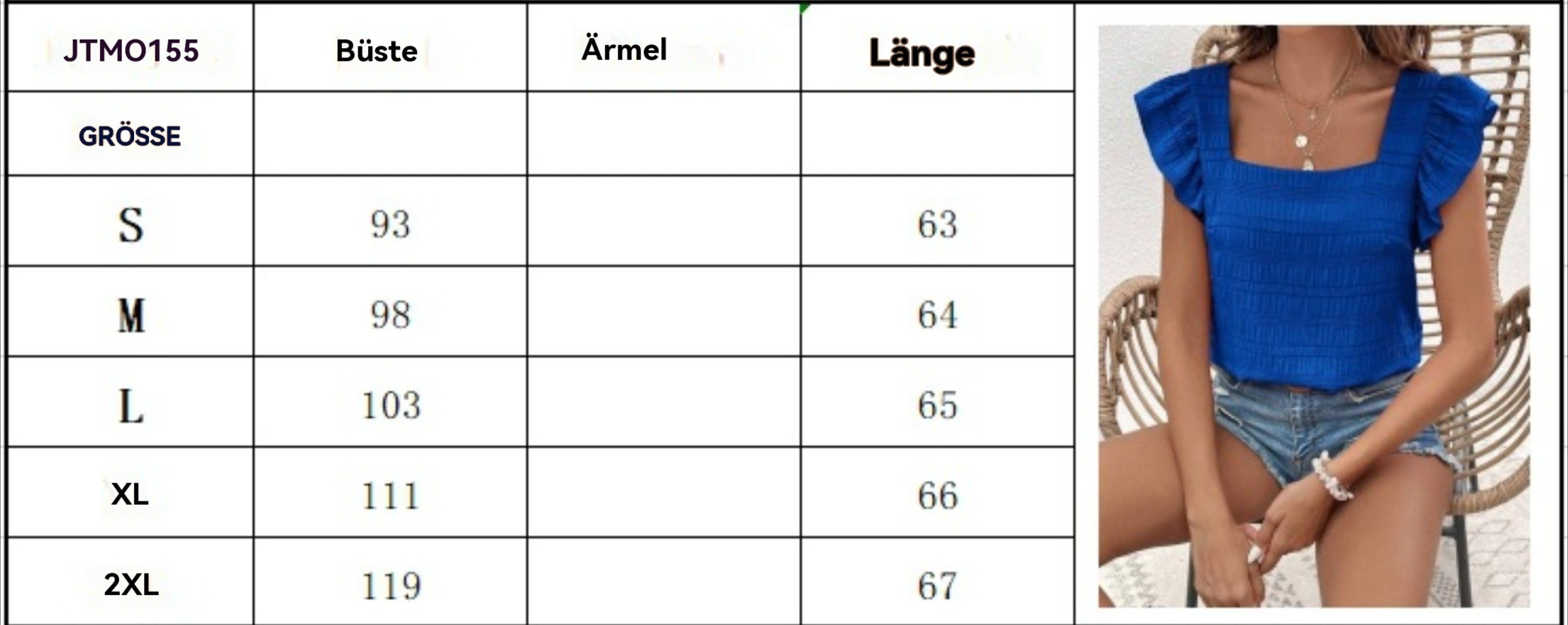 R&B | Rüschenhemd mit quadratischem Kragen