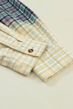 R&B | Patchwork Cam Jacket in Checkered Cotton Blend Trendy und Unique