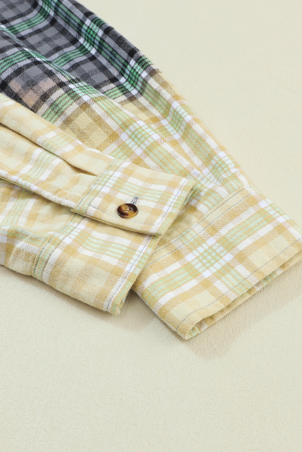 R&B | Patchwork Cam Jacket in Checkered Cotton Blend Trendy und Unique
