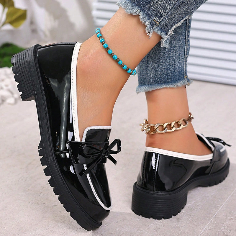Elegante Orthopädische Loafer Mit Blockabsatz R&B R&B