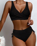 R&B |  bikini-badeanzug mit kordelzug und schnürung hinten