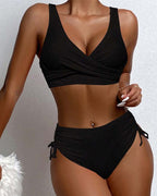R&B |  bikini-badeanzug mit kordelzug und schnürung hinten