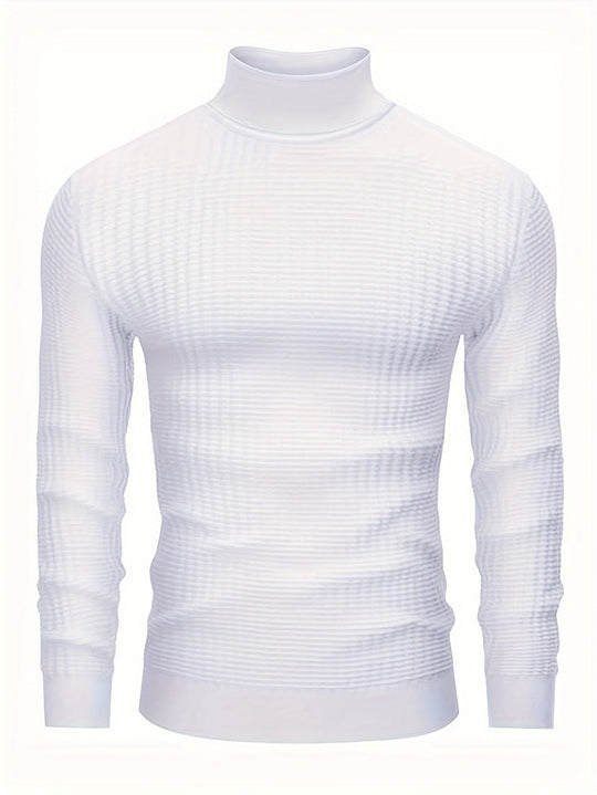 R&B | Rollkragenpullover Waffelstrick Polyester-mix