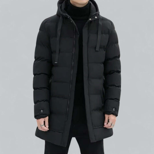 R&B | Lang geschnittene gepolsterte Winter Parka Jacke