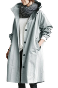 R&B | Übergroße Kapuzen Windbreaker Regenjacke