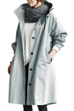 R&B | Übergroße Kapuzen Windbreaker Regenjacke