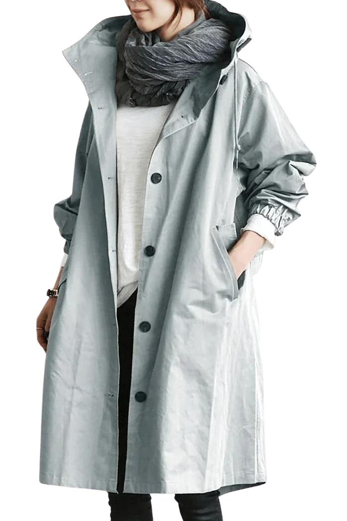 R&B | Übergroße Kapuzen Windbreaker Regenjacke