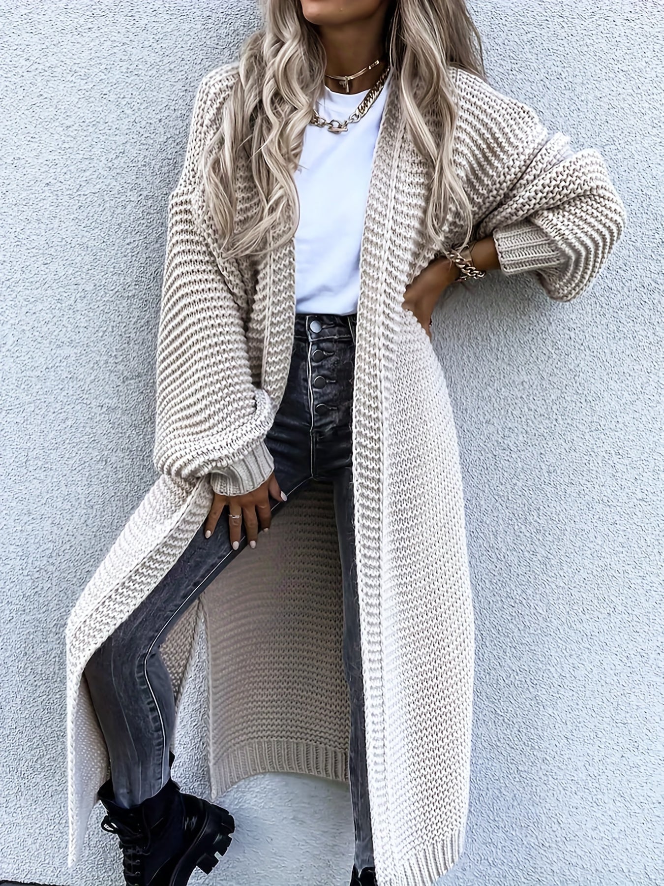R&B | Lässige und Modische Strickjacke