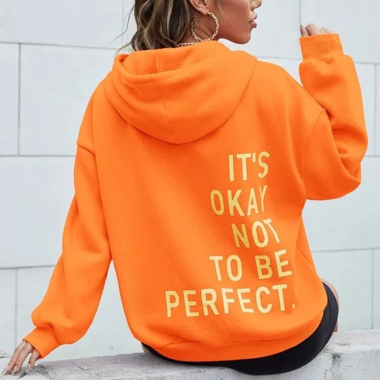 R&B Damen Hoodie mit Rückenprint und Kapuze