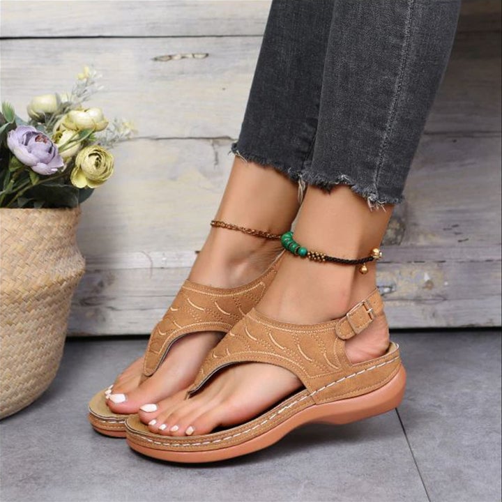 Heidi-Mode | Orthopädische Soman-Strandflip-Flops für Komfort