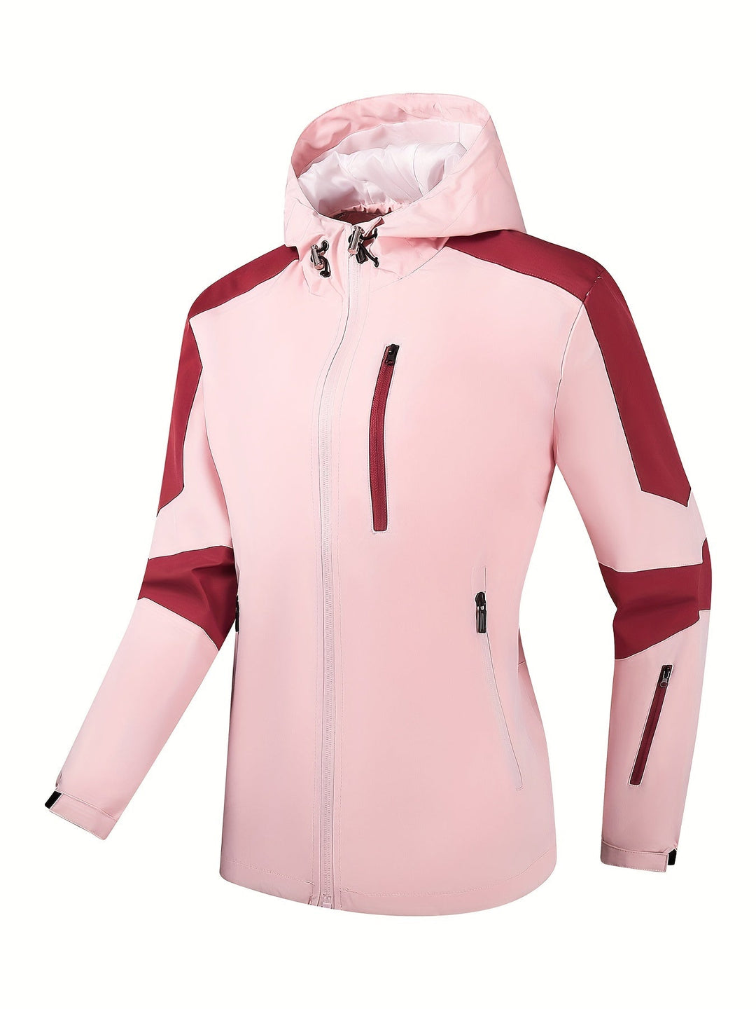 R&B | Sportjacke für Frauen mit Kapuze und Reißverschlusstaschen