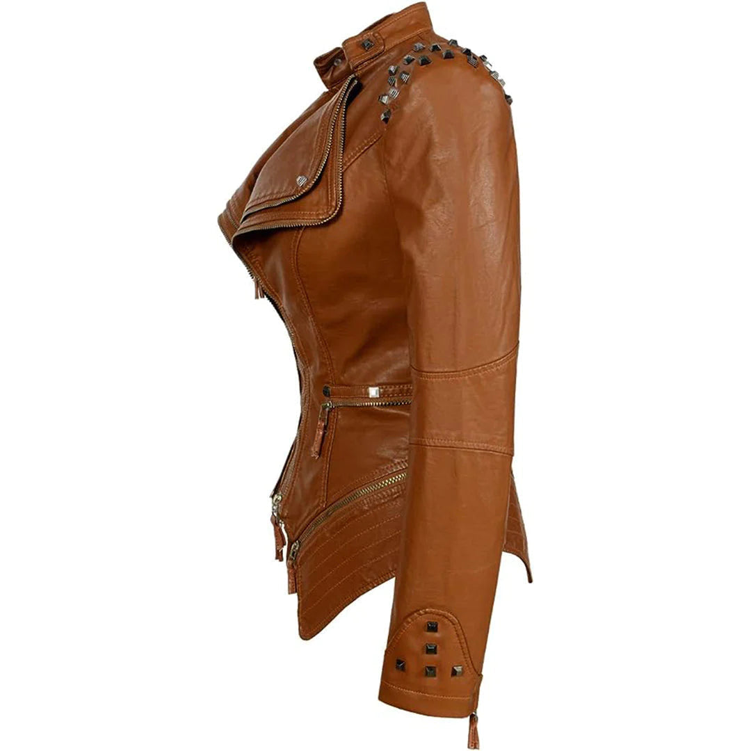 R&B | Slim Fit Biker jacke Für Damen Perfekt Für Alltag