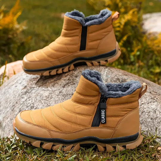 Herren Winter-Schneestiefel mit Fleecefutter R&B