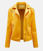 R&B | Damen Kunstleder Bikerjacke