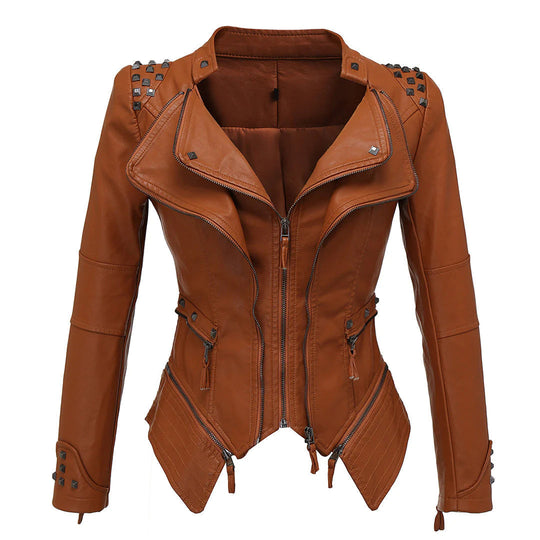 R&B | Slim Fit Biker jacke Für Damen Perfekt Für Alltag