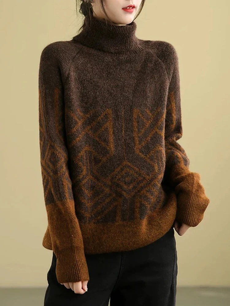 R&B | Strickpullover mit Rollkragen