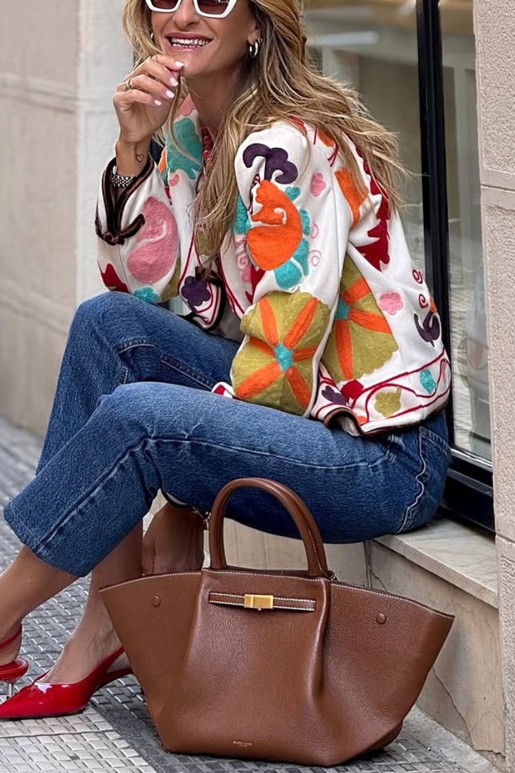 R&B | bestickte Jacke