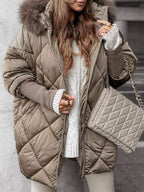 R&B | Freizeitjacke für Damen, mit Kapuze & Baumwolle