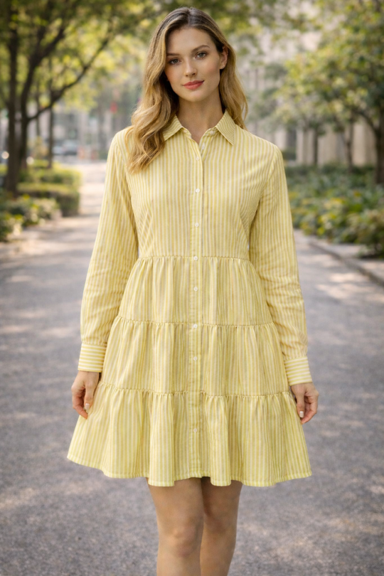 Breezy Chic Sommer Damen kleid