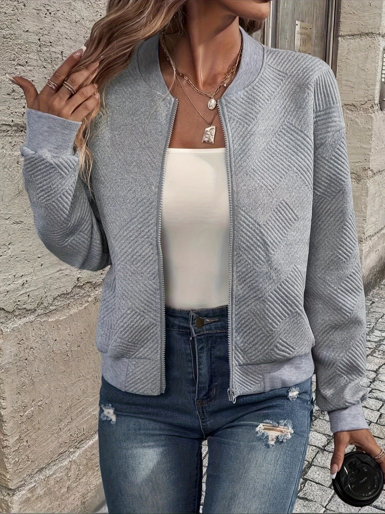 R&B | Damen Zip-Up Jacke