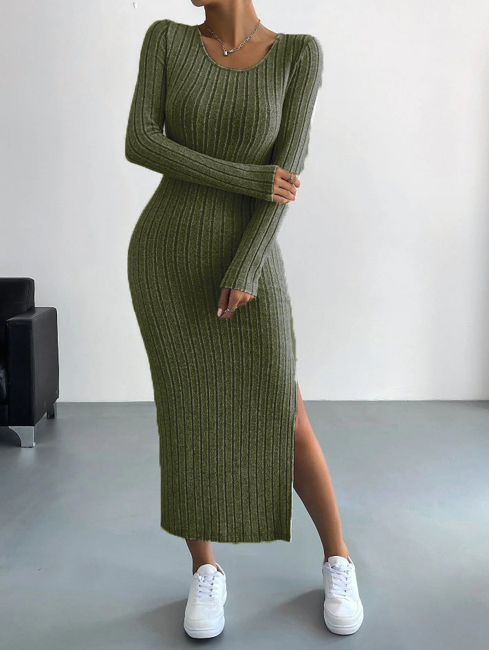 R&B | Gestricktes Langes Kleid für Frauen